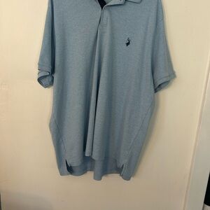 Vintage polo, Ralph Lauren Men's Blue Polo Shirt